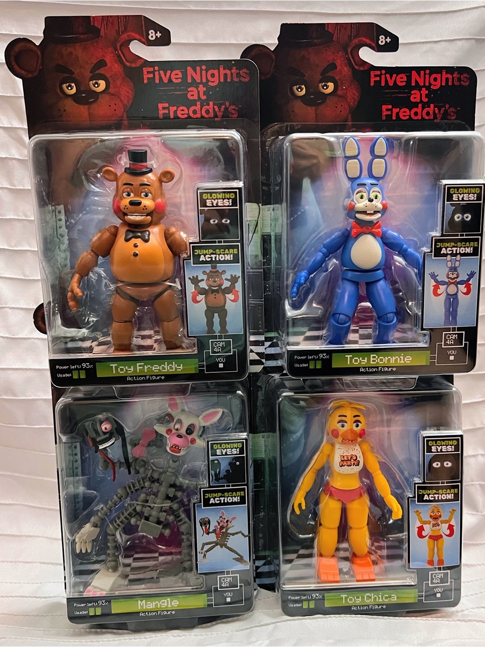 Five Nights At Freddy’s-  Jazwares- Freddy, Bonnie, Chica, & Mangle- Lot of 4